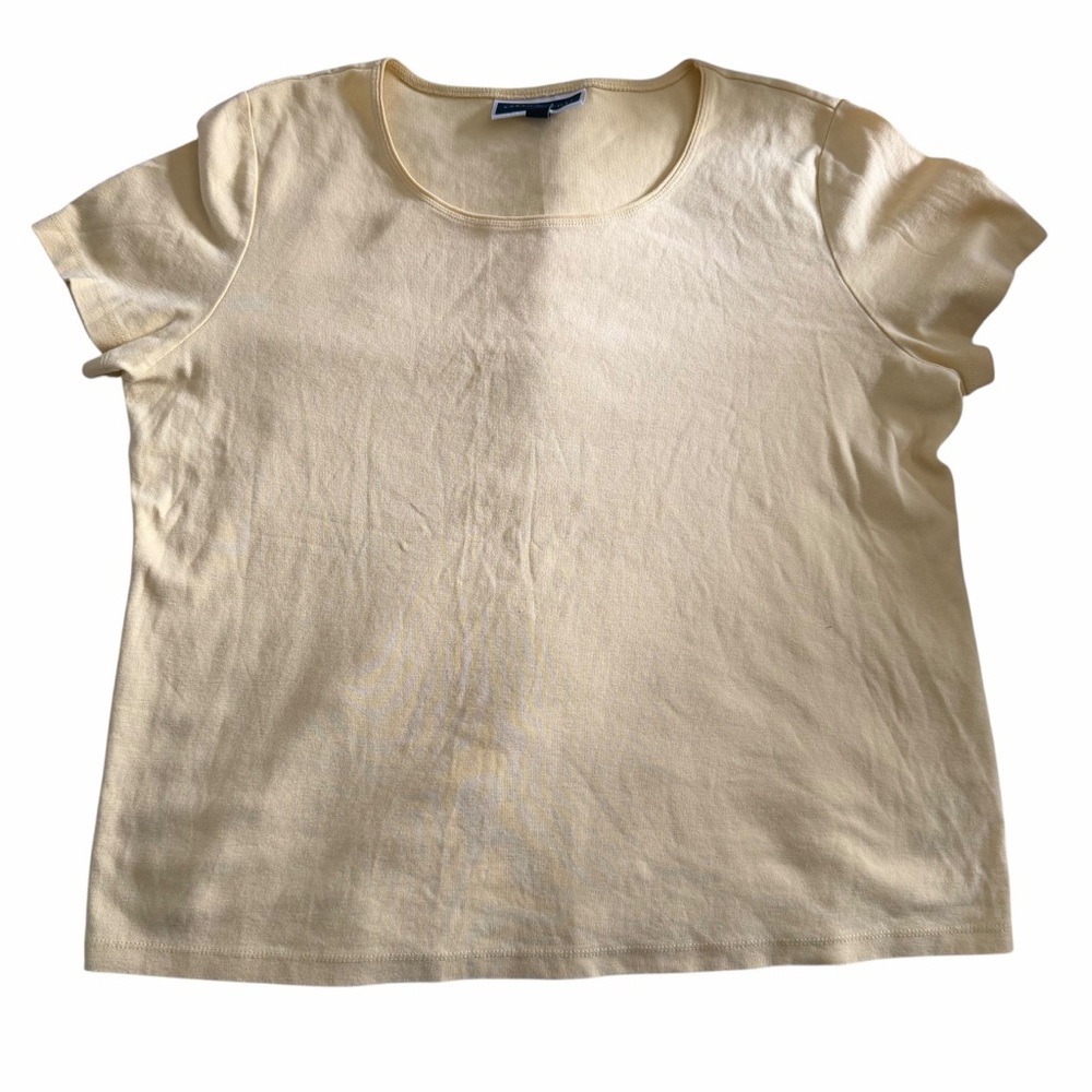 Classic Crewneck Tee - butter yellow Women’s Top
